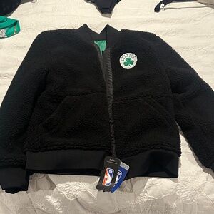 Reversible Black/Green Jacket with Celtics Logo